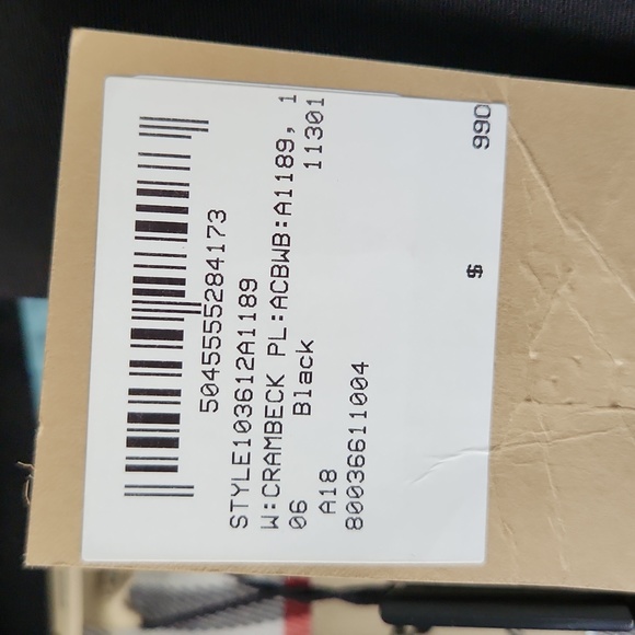 NWT Burberry Trench in Black US 6 - Picture 4 of 8